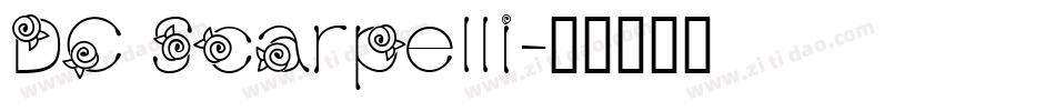 DC Scarpelli字体转换